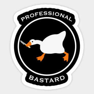 Professional Bastard Sticker